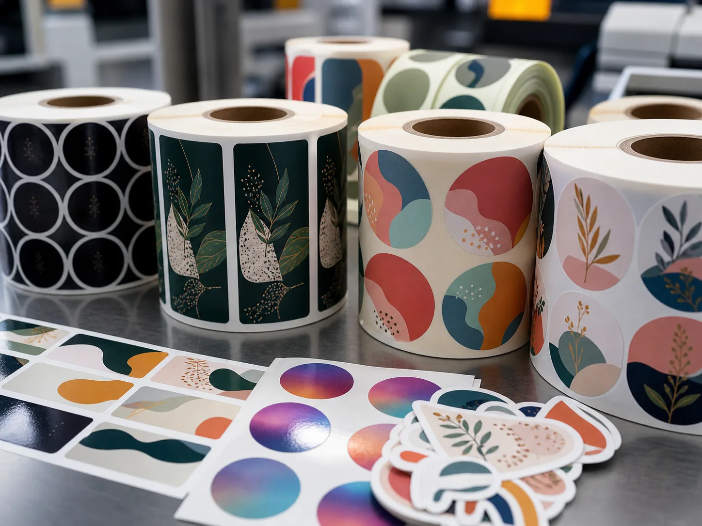 Etykiety produktowe i naklejki w druku cyfrowym